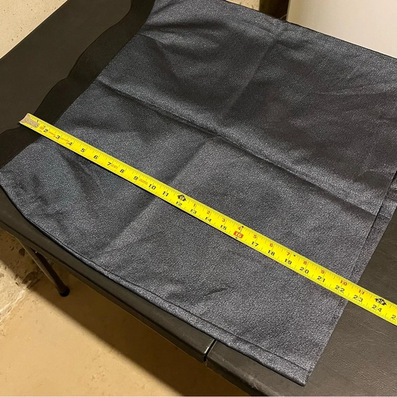 Ann Taylor LOFT Short Skirt Blue Metallic Shimmery Size 16 - Picture 10 of 10